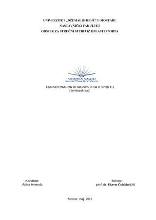 Funkcionalna dijagnostika u sportu