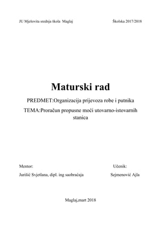 Utovarno -istovarne stanice