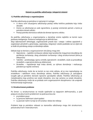 Sistemi za podršku odlučivanju i ekspertni sistemi