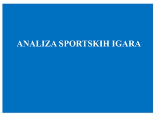 Analiza sportskih igara
