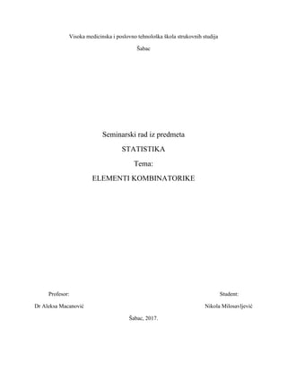 Elementi kombinatorike