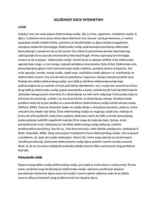 Izloženost dece internetu