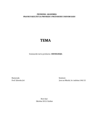 Pojam i poreklo morala: sociološka analiza