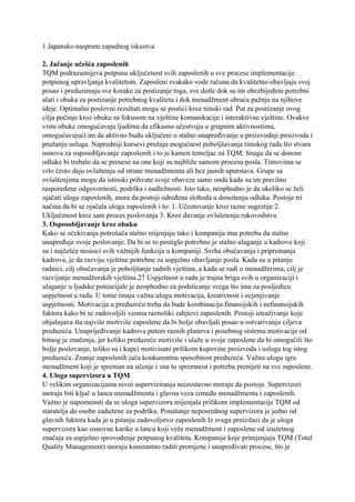 Menadžment kvalitetom usluga