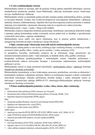 Multimedijalni sistemi