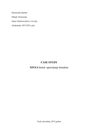 Case study-brend Nivea