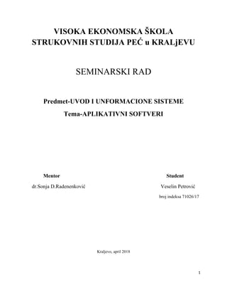 Aplikativni softveri