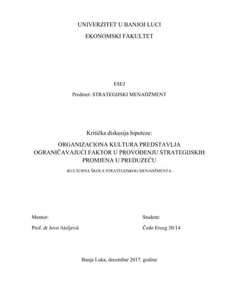 Organizaciona kultura