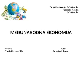 Međunarodna ekonomija