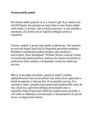 Preduzetnički anđeli