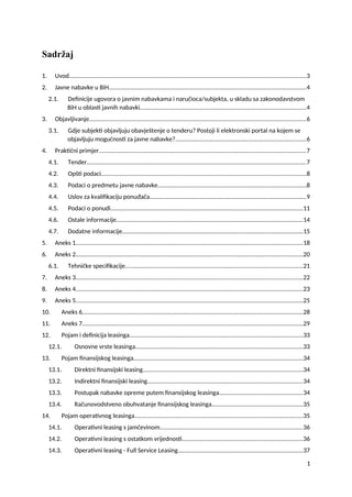 Metodologija i procedura nabavke motornih vozila namjenjenih za prevoz tereta
