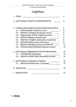 Štetnici strnih žitarica