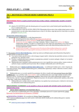 Definicija i pojam međunarodnog prava