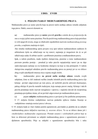 Pojam i narav međunarodnog prava