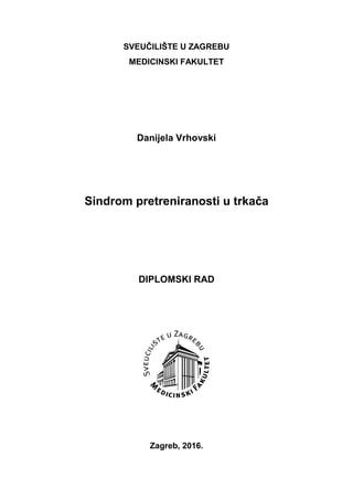 Sindrom pretreniranosti u sportu