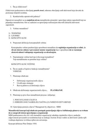 Menadžment i organizacija