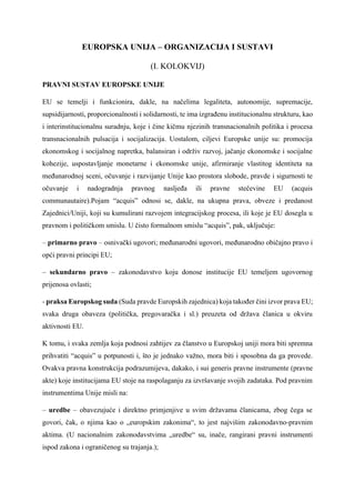 Evropska unija-organizacija i sastavi