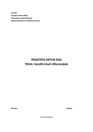 Sateliti-trkači diferencijala