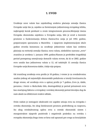 Evro: analiza deset godina postojanja