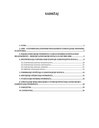 Satisfakcija potrošača