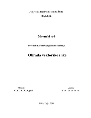 Obrada vektorske grafike