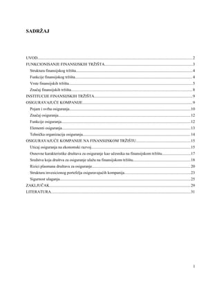 Osiguravajaća tržišta