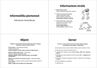 Informacije i komunikacija