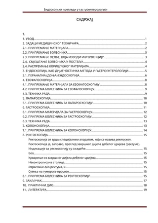 Endoskopski pregledi u gastroenterologiji
