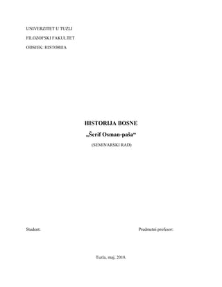 Topal Šerif Osman Paša