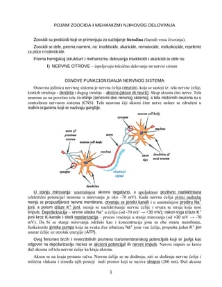 Pojam zoocida i mehanizmi njihovog delovanja
