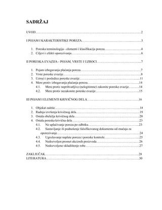 Izbegavanje plaćanja poreza