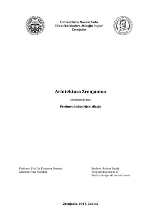 Arhitektura Zrenjanina