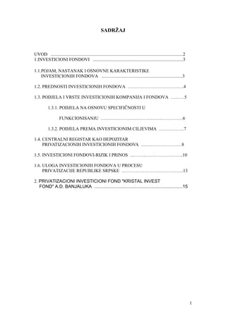 Investicioni fondovi