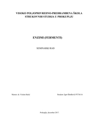 Enzimi-fermenti
