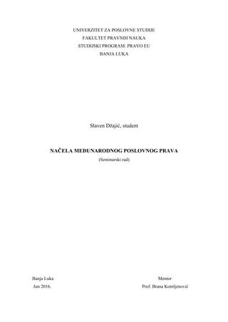 Načela međunarodnog poslovnog prava