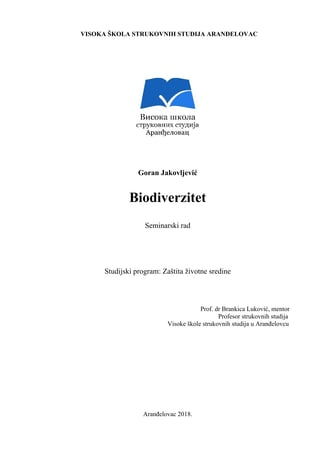 Biodiverzitet