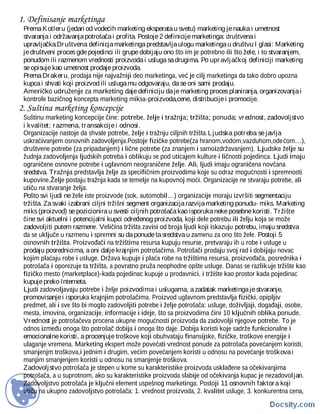 Definisanje marketinga
