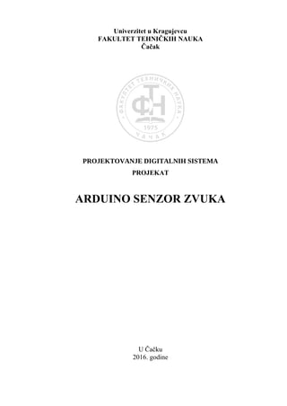 Arduino senzor zvuka
