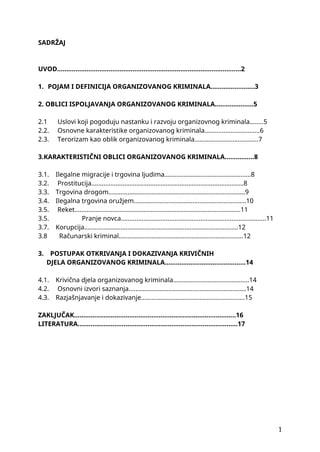 Organizovani kriminal