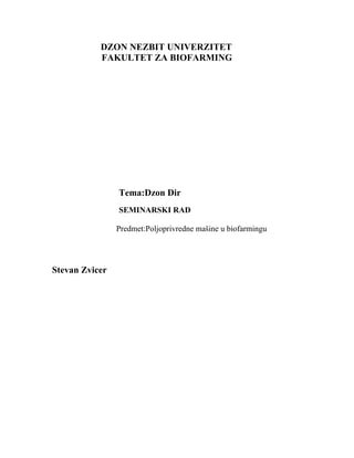 Dzon Dir: analiza poljoprivrednih mašina i njihov značaj