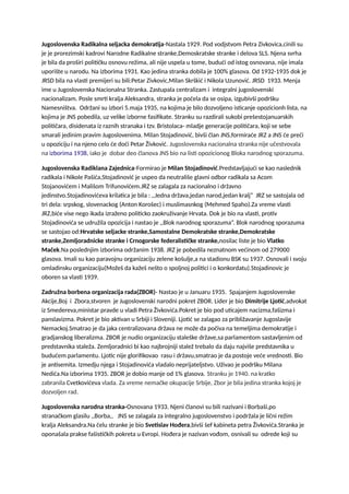 Političke stranke u Jugoslaviji do 1939.