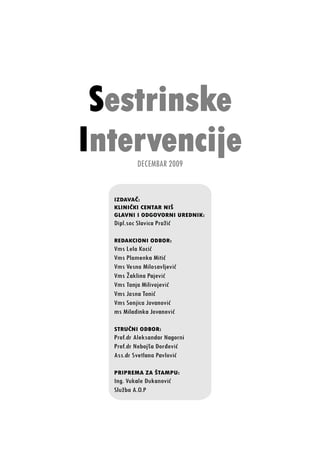 Sestrinske aktivnosti u Medicini