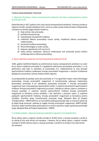 Međunarodna ekonomija-skripta