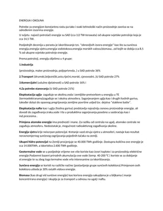 Energija i okolina