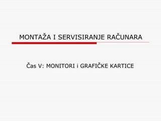 Monitor i grafička kartica