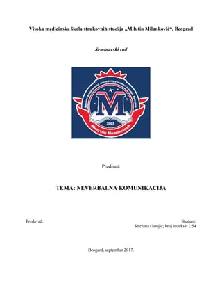 Neverbalna komunikacija