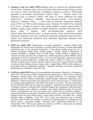 Međunarodni politički odnosi