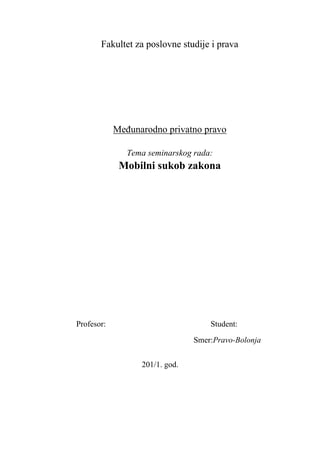 Mobilni sukob zakona