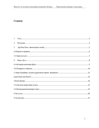 Najpoznatiji menadžeri