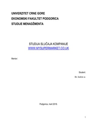Studija slučaja elektronskog poslovanja